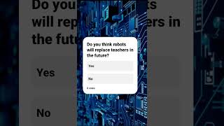 Do you think robots will replace teachers in the future #robotlearning #educationalrobotics