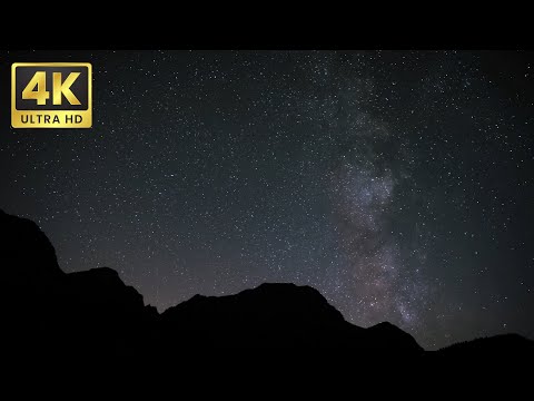 💫 Milky Way and Stars Night Sky Timelapse | UHD 4K