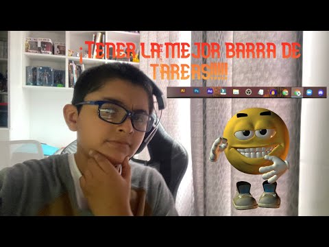 Cómo tener la barra de Tareas transparente y al medio!!!