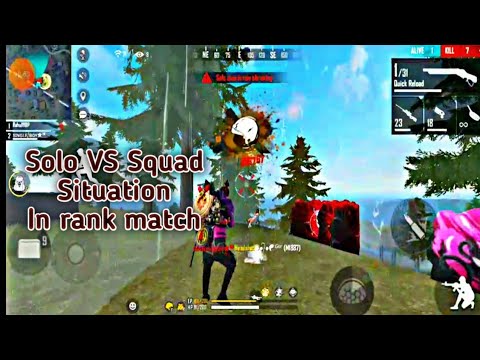 solo VS squad intense match free fire highlight oppp gameplay