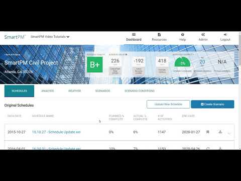 Project Rebaselining in SmartPM: Full Walk-Through