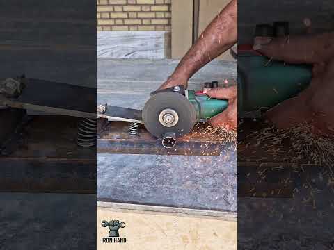Homemade metal cutting stand #tools #diy#seniorwelder