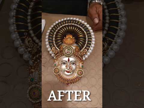 Lakshmi face decoration  #Varamahalakshmi festival