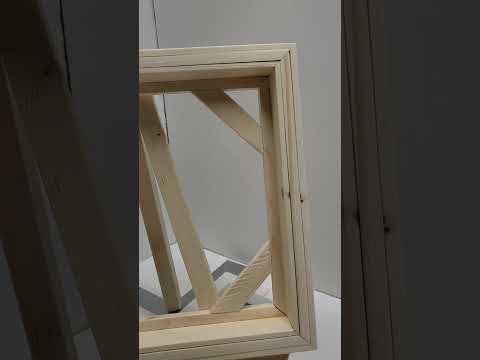 Pinstripe Canvas Floating Frame