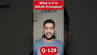 What is D in SOLID Principles? #java #interview #interviewtips #springboot