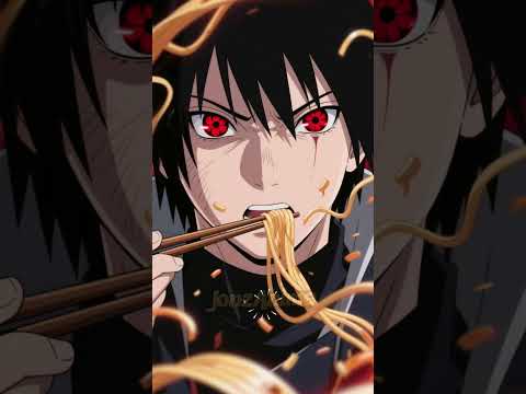 Hungry Sasuke Teleport To McDonald With Luffy and Naruto! #shorts  #naruto #anime