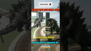 Game Life Vs Real Life Indian Bikes Driving 3d #gamingshorts #shorts #viralshort