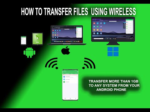 How to Transfer more than 1GB of Files from Phone to any other device using WIFI for free 100%