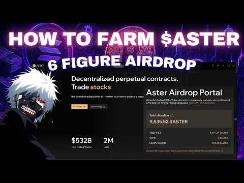 How To Farm The $ASTER Airdrop - (Full Tutorial and Trading Guide)