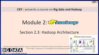 2.3 Hadoop Architecture