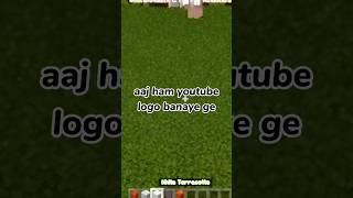 minegraft for youtobe logo/minecraft me logo banaye ge /#minecraft #shorts