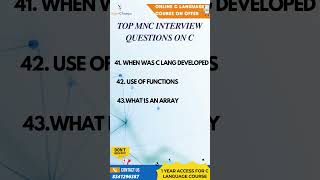 Top C Interview Questions part-11 | XpertChamps Insights #skillstruct
