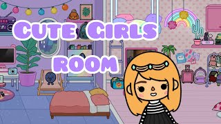 Cute Girls Room in Toca Life World #toca #tocaboca #tocaroom #girls
