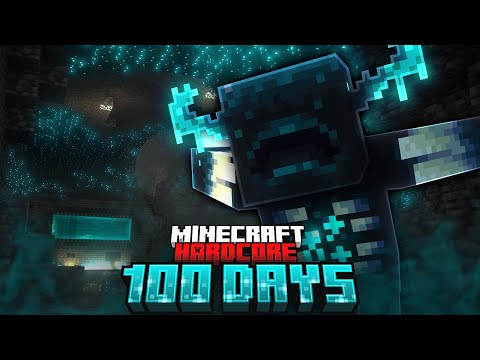 I Spent 100 Days UNDERGROUND In Hardcore Minecraft