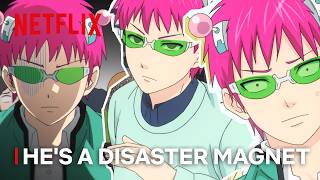 Kusuo's Daily Disasters | The Disastrous Life of Saiki K.: Reawakened | Netflix Anime
