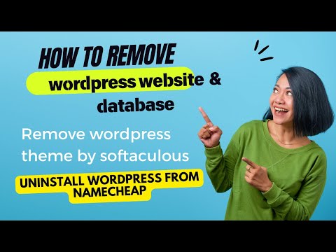 How to remove Wordpress from Cpanel | Uninstall website on namecheap | drop WP theme by Softaculous