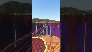 Glass Bridge from Squid Game in Minecraft! #minecraft #squidgame