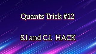 CAT AND IPMAT QUANTS SHORT TRICK #12 #quantstudy