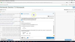 Stats Homework 7.3