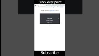 React Bootstrap carousel or slick slider | #shorts |web development | #frontenddesign