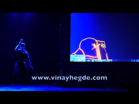 Tilt Brush Virtual Reality art Ganesha by Vinay Hegde Cosmic Splash
