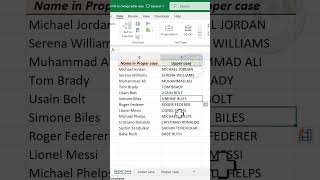 Convert Capital letters to Small letter using Flash Fill | Excel Tutorial