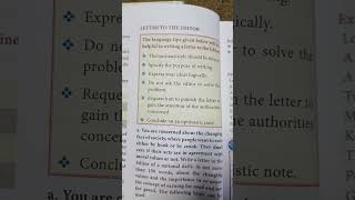 Language tips to write  a letter to the editor #englishforcommunication #12thclass