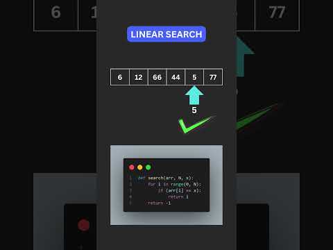 Master Linear Search in 60 Seconds! 🔎💥 | Easy Coding Tutorial 💻