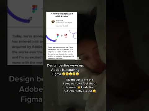 Drop your thoughts on this acquisition #figma #adobe #uxdesign#contentdesign #acquisition #technews