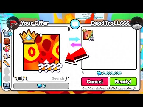What Do People Trade for a TITANIC FIRE DRAGON  in Pet Simulator 99