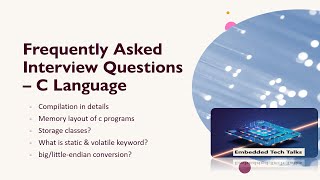 Frequent C Interview Questions, Compilation Steps, static vs volatile? #engineering, #cprogramming