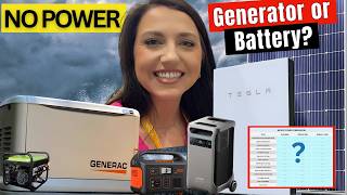 No Power During Winter Storms? Generator vs Battery Backup Explained – You Might Be Surprised!