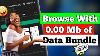 Fr££ Data For Browsing | HOW TO BROWSE FOR FREE ON ALL NETWORKS
