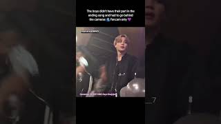 BTS has to leave the stage (ending song) December 31, 2017 MBC Gayo 🫂💜 #bts