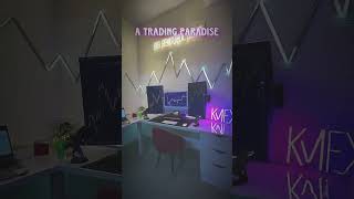 trading room setup