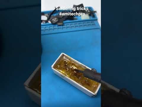 Soldering tricks #apple #iphone #appleservicecentre #amitechpro 8777626808