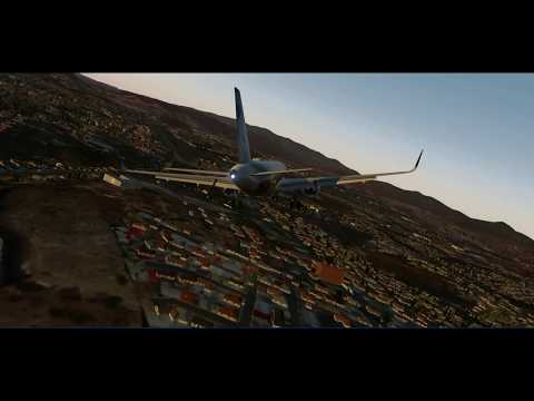 Toncontin Approach RNAV HWY 02 - Toliss 319  - X Plane 11 41
