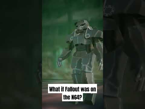 Fallout was on the N64? Brotherhood of steel.  #indiegame #fallout #n64 #unity #fallout4 #fallout76