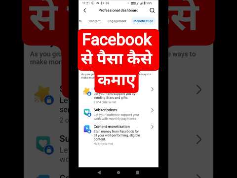 🤑💵 Facebook Se Paise Kaise Kamaye ||💲 How To Monetize Facebook Account #shots #facebook #ytshorts