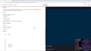 Google Code Jam 2019 Round 2 Screencast