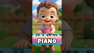 Musical Instruments Song | Cartoon for Kids | Nursery Rhymes & Kids Songs #shorts #baby #cartoon