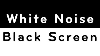 White Noise Black Screen - 10 Hours Sleep, Study, Focus Aid - Perfect Baby Sleep - No Ads