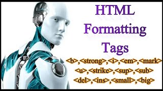 HTML Formatting Tags Tutorial | How to format text in HTML