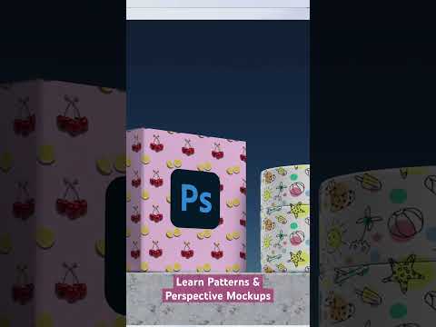 Wrap Patterns Realistically on Boxes in Photoshop | Learn Mockups & Perspective #adobephotoshop #ai
