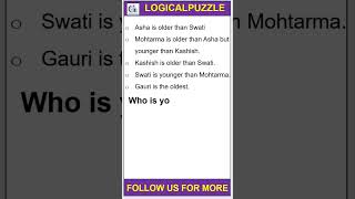 Logical Puzzle | for all type of competition #gsaaestheticmaths #logicalpuzzle #mathspuzzle #matha