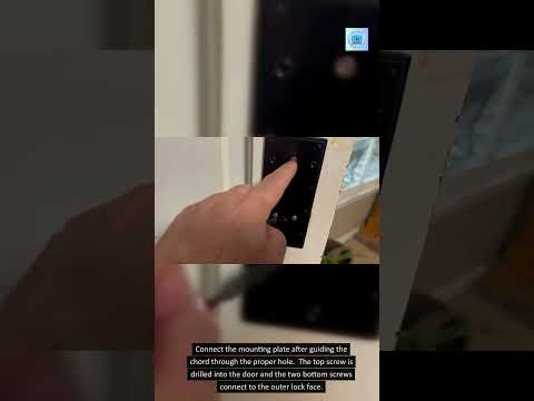 Quick eufy Smart Lock Install #smartlock #smarthome