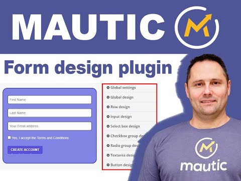 Easy form design with this Plugin in Mautic