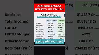 NSDL ipo final review | #nsdlipo #ipoinvesting #stockmarketforbeginners
