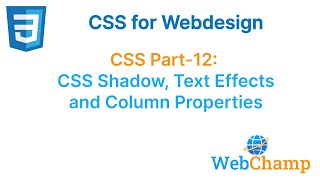 CSS part-12 Mastering CSS: Shadow Effects, Text Styling, and Advanced Column Properties