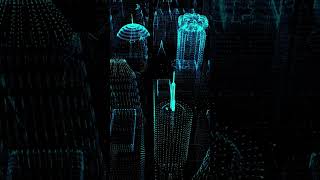 Digital Cyber City Animation VJ Loops | Motion Graphics #vjloops #animation #abstract #cyber #city